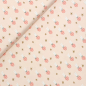 Preview: RESTSTÜCK 1,60m !!! - Jersey - Baby - Hase - rosa/gold - Rico Design