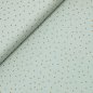 Preview: RESTSTÜCK 1,50m !!! - Jersey - Baby - Sterne - mint/gold - Rico Design