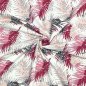 Preview: Jersey - Colourful Leaves - pink