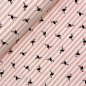 Preview: Jersey - Streifen Flamingo - rosa/weiß