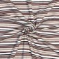 Preview: Rib Jersey - Lenora - Streifen - brown