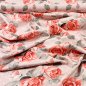 Preview: Jersey - Rosenblüten - Punkte - rosa