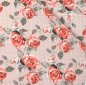 Preview: Jersey - Rosenblüten - Punkte - rosa