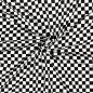 Preview: RESTSTÜCK 0,90m !!! - Jersey - Small Squares - black/white