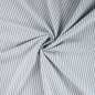 Preview: RESTSTÜCK 0,90m !!! - Jersey - Small Stripes - dusty blue