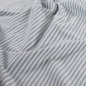 Preview: RESTSTÜCK 0,90m !!! - Jersey - Small Stripes - dusty blue