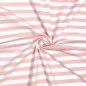 Preview: Jersey - Streifen - rose/white