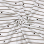 Preview: RESTSTÜCK 0,60m !!! - Jersey - Stripes and Hearts - sand