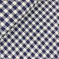 Preview: RESTSTÜCK 0,90m !!! - Baumwolle - Denim Check - Karo - klein - dark blue