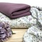 Preview: Musselin - Flowers - lilac/grey