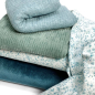 Preview: RESTSTÜCK 0,90m !!! - Musselin - Small Stains - dusty blue