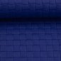 Preview: Kunstleder - Venus - Flechtoptik - royalblau - Swafing