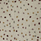 Preview: Canvas Leinenlook - Punkte - beige