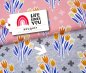 Preview: Bio Jersey -  Bouquet - Col.2 - grau - Life Loves You - Hamburger Liebe - Albstoffe