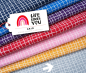Preview: RESTSTÜCK 1,30m !!! - Bio Jacquard - Grid - mittelgrau-melange/meringa - A31/A17 - Life Loves You - Hamburger Liebe - Albstoffe