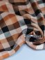Preview: Viskose mit Livaeco™ Fasern - Tino Check - nougat - meetMilk