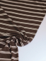 Preview: Derby Slim Stripe Jersey mit TENCEL™Modal - mocha - MeetMilk