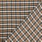 Preview: Mantelflausch - Hahnentritt - orange/schwarz