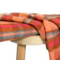 Preview: RESTSTÜCK 1,90m !!! - Mantelflausch - Multicolor - orange/pink/türkis