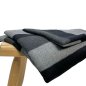 Preview: RESTSTÜCK 1,80m !!! - Mantelflausch - Streifen Brighton - grau