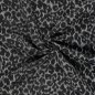 Preview: Mantelstoff - Leona Leo - grey/black