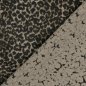 Preview: Mantelstoff - Leona Leo - sand/black