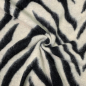 Preview: RESTSTÜCK 1,00m !!! - Mantelstrick - Wool - Zebra