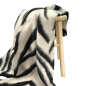 Preview: RESTSTÜCK 1,00m !!! - Mantelstrick - Wool - Zebra