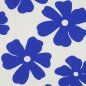 Preview: Viskose Leinen - Margot Flowers - offwhite/blue