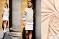 Preview: Leichter Stepper - Hahnentritt - beige - Fibremood