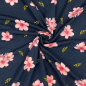 Preview: RESTSTÜCK 0,60m !!! - Modal Jersey - Cherry Blossom - marine