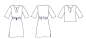 Preview: Papierschnittmuster - Kaftan Lynn - Damen - Atelier Jupe