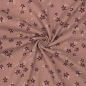 Preview: RESTSTÜCK 1,10m !!! - Musselin - Amelie Flowers - mauve