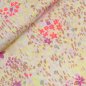 Preview: RESTSTÜCK 80cm !!! - Musselin - Blumenwiese - neon - Crafted Nature - Rico Design