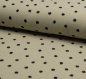 Preview: RESTSTÜCK 1,30m !!! - Musselin - Dots - sand