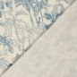 Preview: Musselin - Dschungel - blau