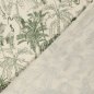 Preview: Musselin - Dschungel - grün
