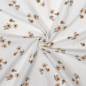 Preview: RESTSTÜCK 1,20m !!! - Musselin - Elin Flowers - white
