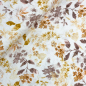 Preview: RESTSTÜCK 1,60m !!! - Musselin - Embroidery Flowers - camel beige