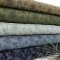 Preview: RESTSTÜCK 0,60m !!! - Musselin - Flower Delia - navy
