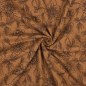 Preview: RESTSTÜCK 1,30m !!! - Musselin - Flower Delia - caramel