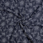 Preview: RESTSTÜCK 0,60m !!! - Musselin - Flower Delia - navy