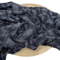 Preview: RESTSTÜCK 0,60m !!! - Musselin - Flower Delia - navy
