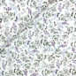 Preview: RESTSTÜCK 1,00m !!! - Musselin - Flowers - lilac/grey