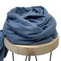 Preview: RESTSTÜCK 60cm !!! - Musselin - Glitter - indigo