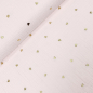 Preview: RESTSTÜCK 0,50m !!! - Musselin - foiled - Golden Hearts - nude