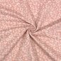 Preview: RESTSTÜCK 1,10m !!! - Doubleface Musselin - Leo - Semere - rosa/ecru