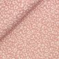 Preview: RESTSTÜCK 1,10m !!! - Doubleface Musselin - Leo - Semere - rosa/ecru