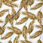 Preview: Musselin - Leo Leaves - ocre - Springtime