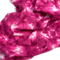 Preview: RESTSTÜCK 1,90m !!! - Musselin - Lochstickerei - Batik - fuchsia